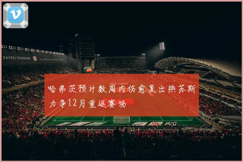 哈弗茨预计数周内伤愈复出热苏斯力争12月重返赛场